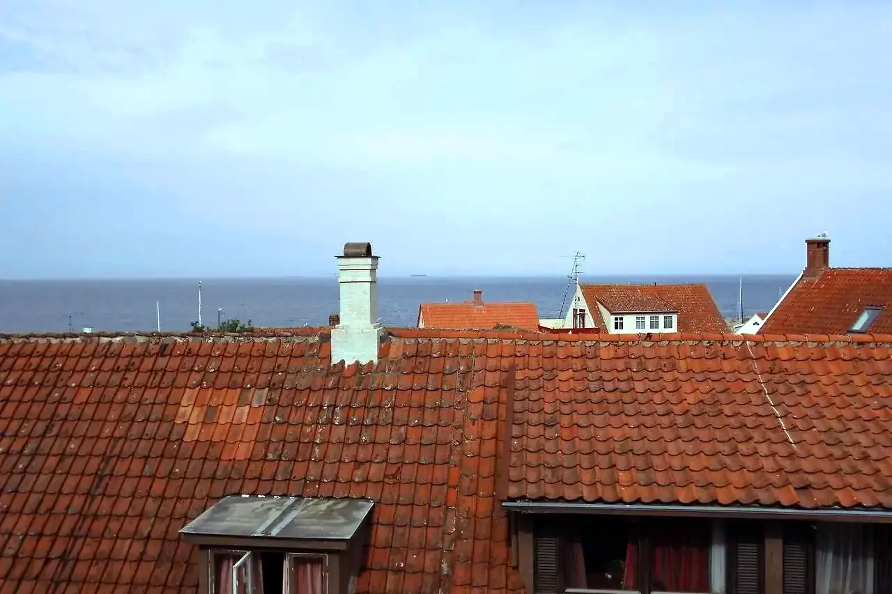 Havudsigt fra hotelværelse på Bornholm